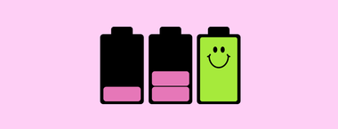 graphic of batteries increasing in power