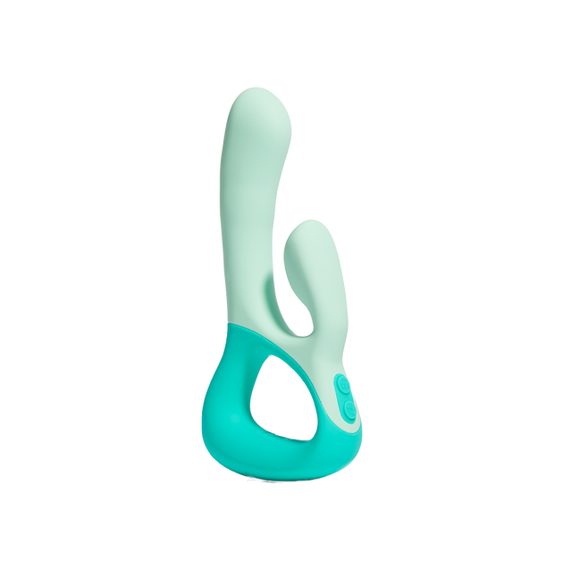 Mint green colored unbound babes vibrator