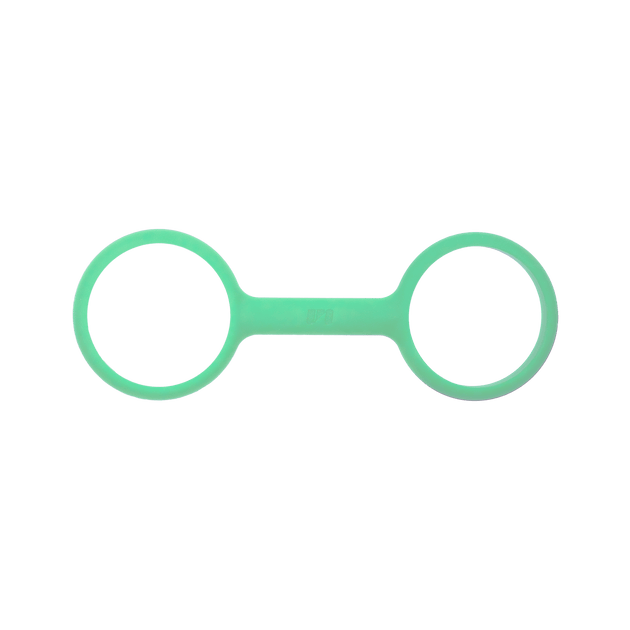 Sea green silicone handcuffs
