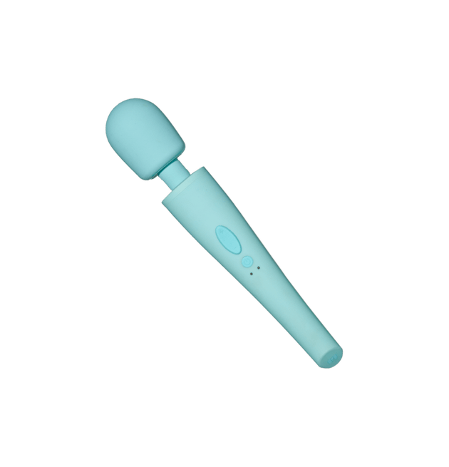 Ollie wand vibrator in Aqua