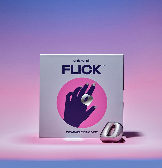 Flick Wearable Vibrating Massager Gold & Silver | Unbound Flick Wearable Vibrating Massager Gold & Silver | Unbound