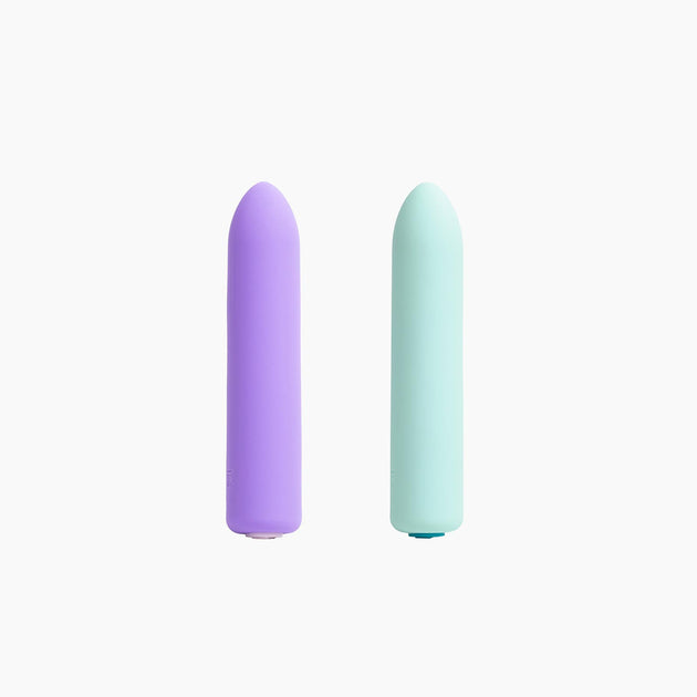 purple and aqua zip vibrators