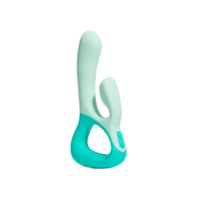 Mint green colored unbound babes vibrator