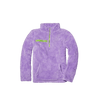 Violet Unbound fleece with green logo