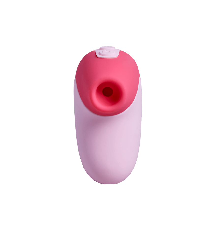 Front view of Puff suction vibrator