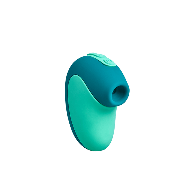 Puff suction vibrator in Mint Teal